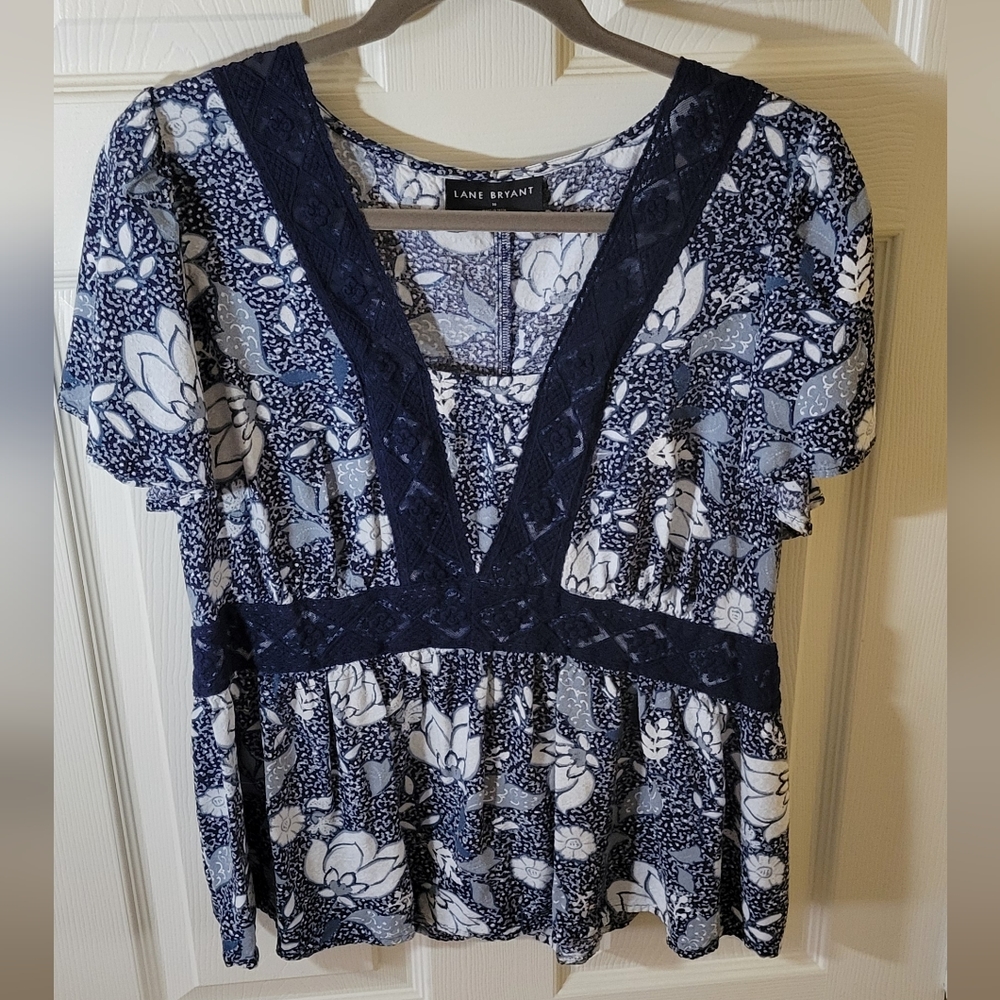 Lane Bryant Babydoll Top